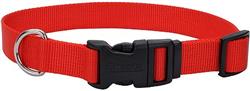 COASTAL TUFF Adjustable Dog Collar 3/4x14-20 Red
